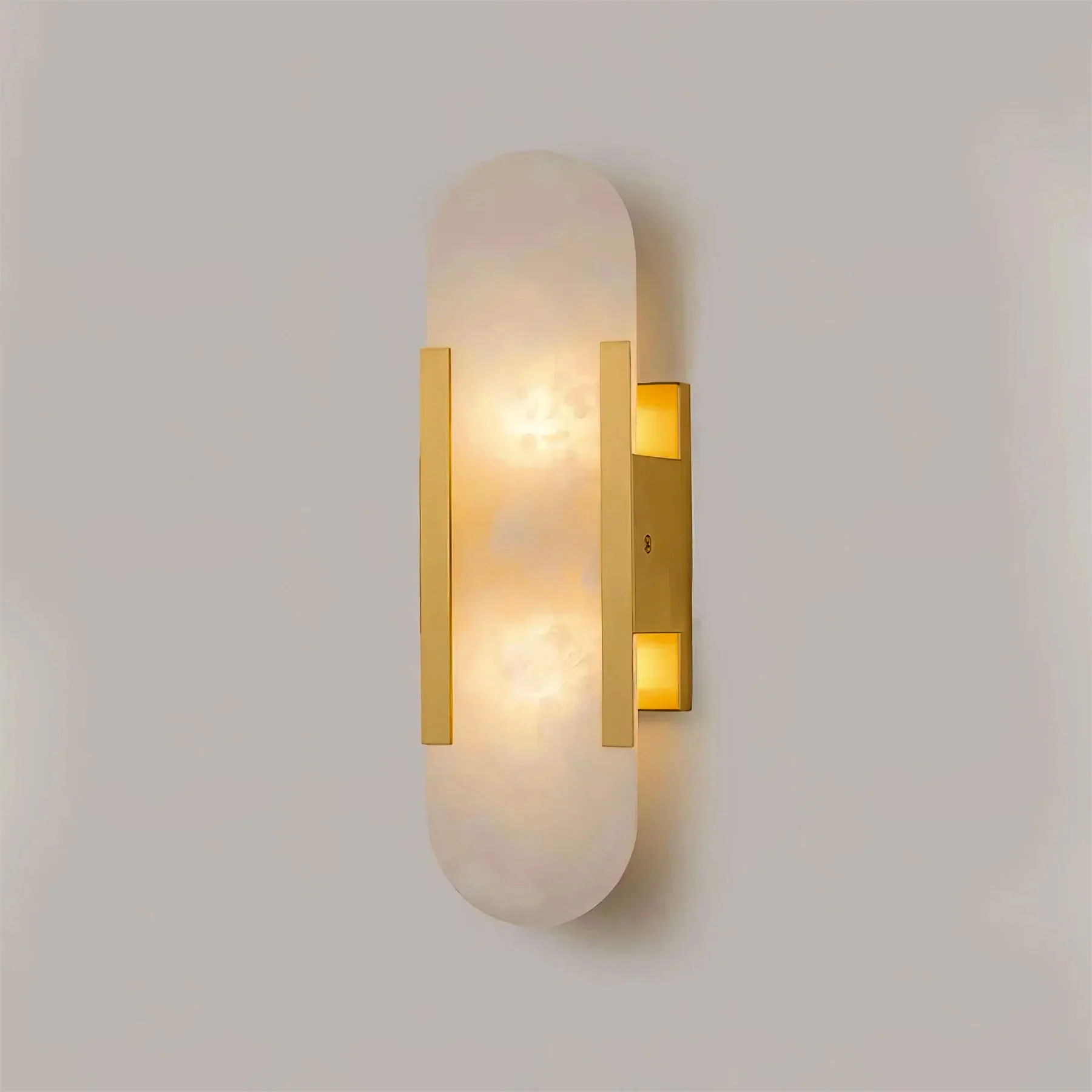 WOMO Oval Alabaster Wall Sconce-WM6107 - Image 43