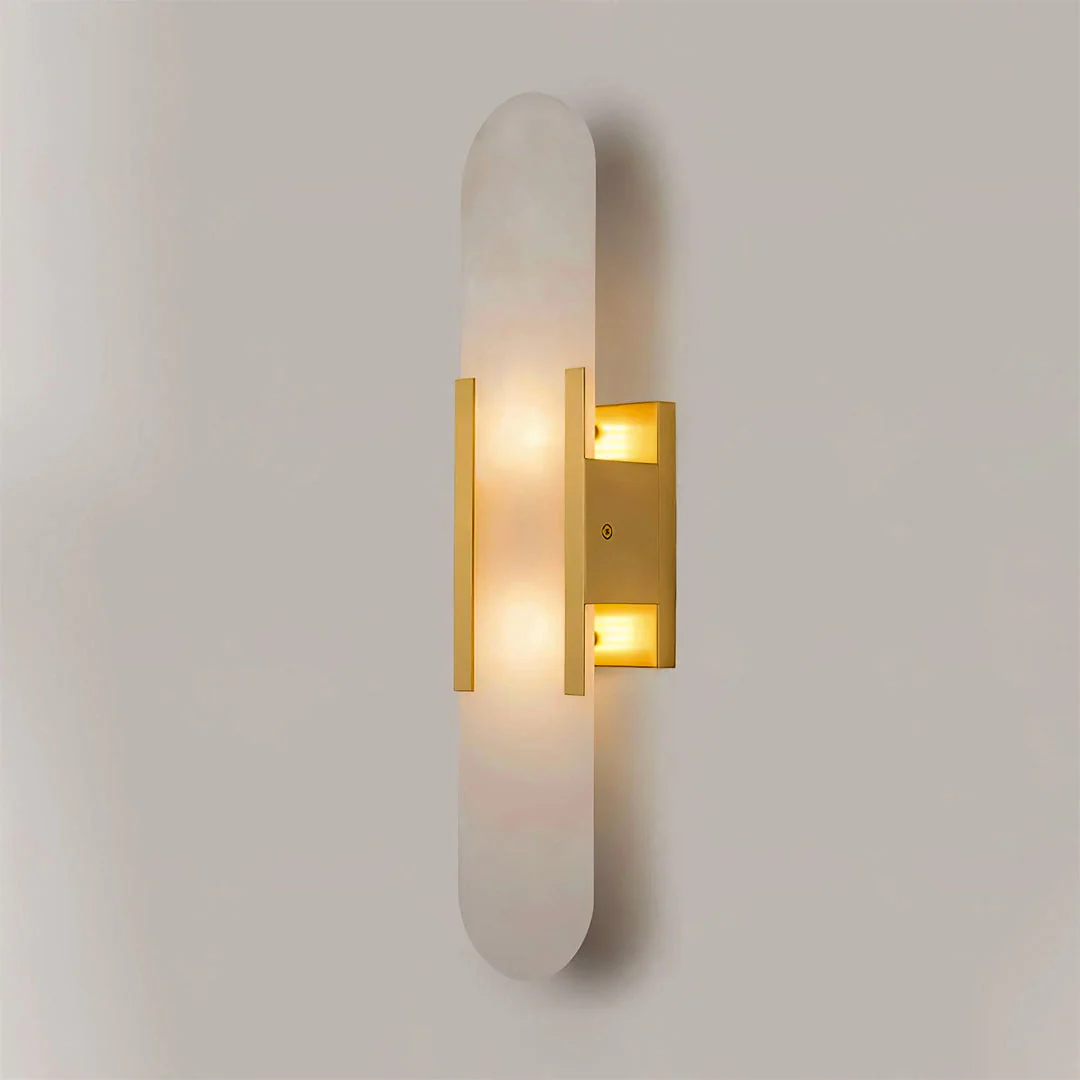 WOMO Oval Alabaster Wall Sconce-WM6107 - Image 44