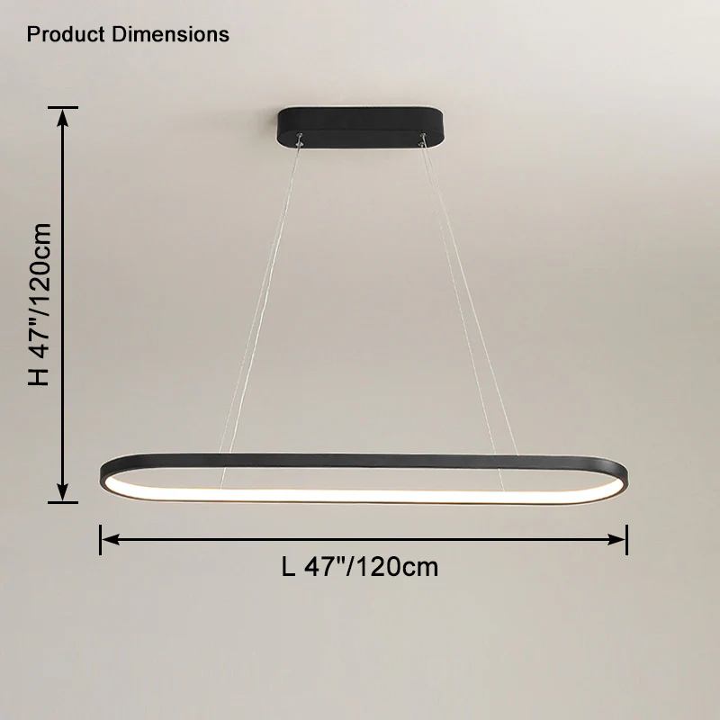 WOMO Long Oval Chandelier-WM2446 - Image 18