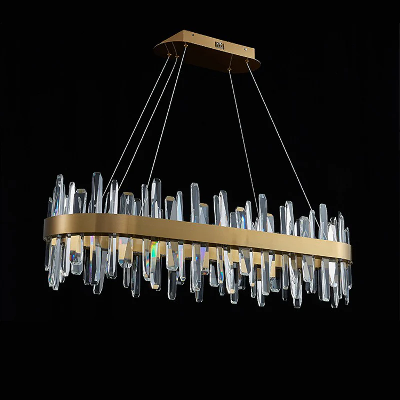 WOMO Long Oval Crystal Chandelier-WM2485c - Image 15