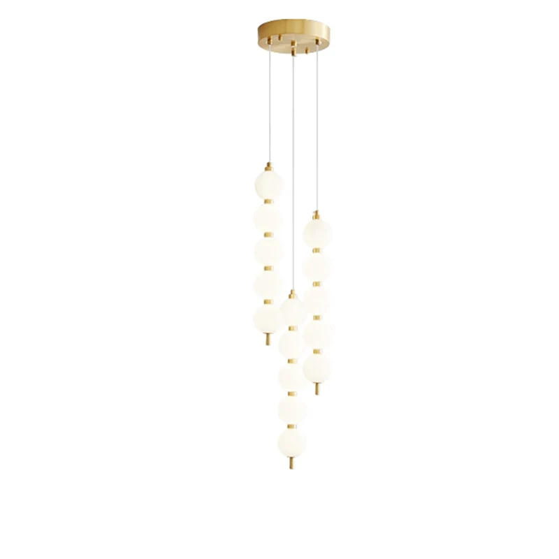 WOMO Long Pearl Chandelier-WM2807 - Image 14