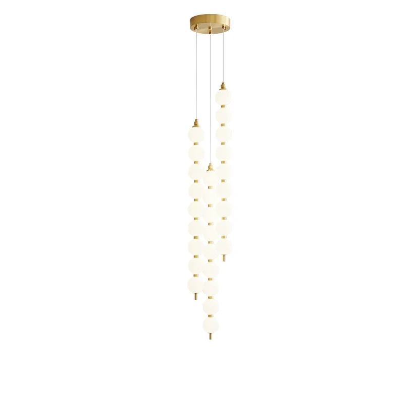 WOMO Long Pearl Chandelier-WM2807 - Image 16