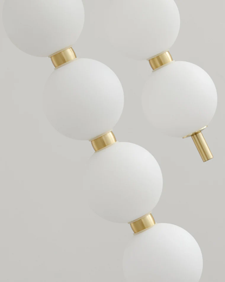 WOMO Long Pearl Chandelier-WM2807 - Image 9