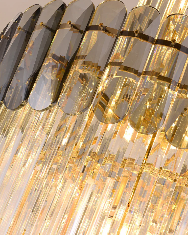 WOMO Cascading Crystal Chandelier-WM2387 - Image 31