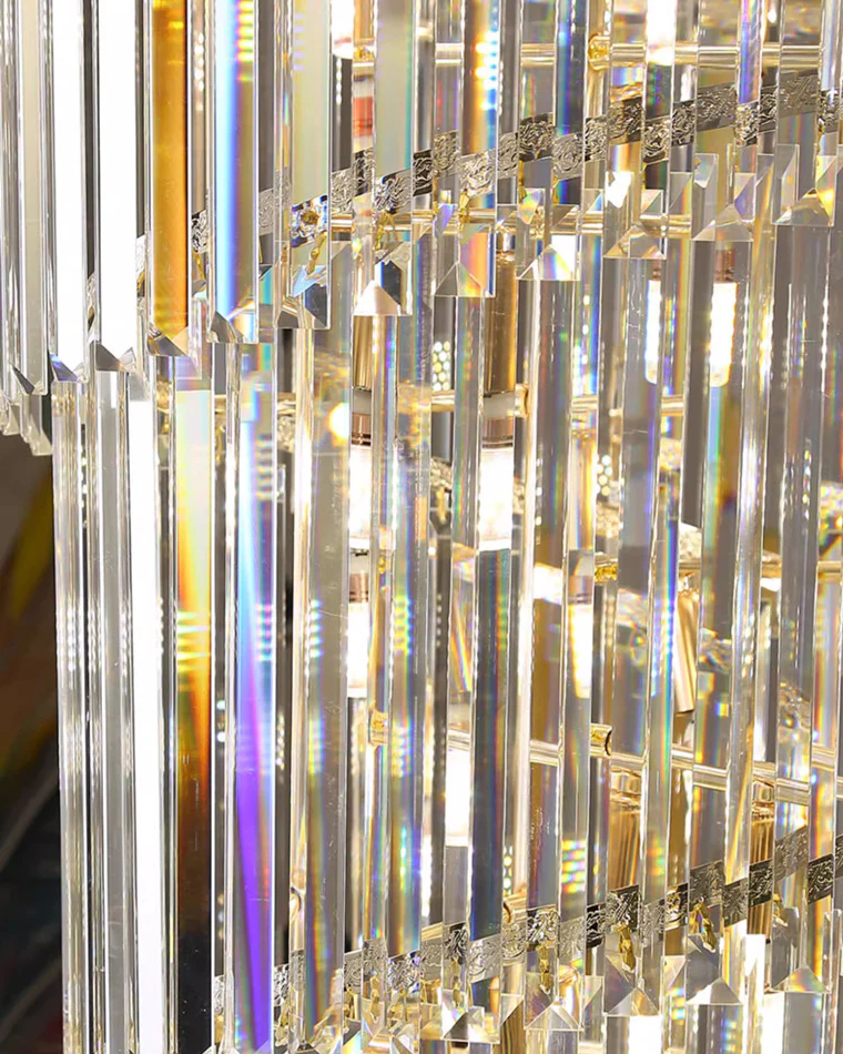 WOMO Cascading Crystal Chandelier-WM2387 - Image 32