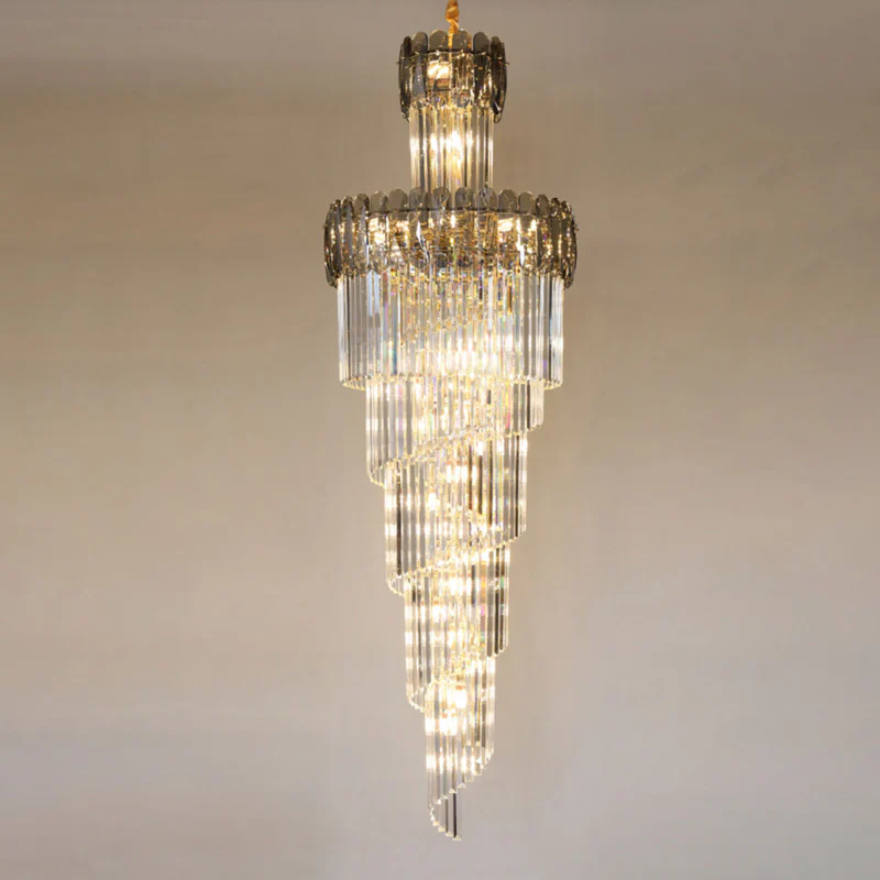 WOMO Cascading Crystal Chandelier-WM2387 - Image 39