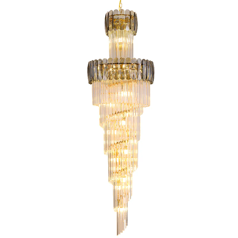 WOMO Cascading Crystal Chandelier-WM2387 - Image 41