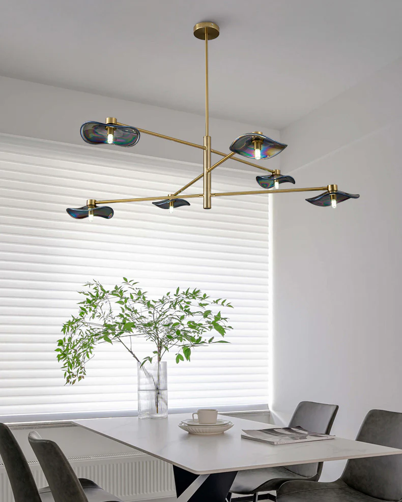 WOMO Lotus Leaf Arm Chandelier-WM2607 - Image 11