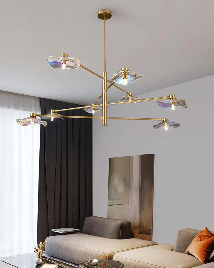 WOMO Lotus Leaf Arm Chandelier-WM2607 - Image 12