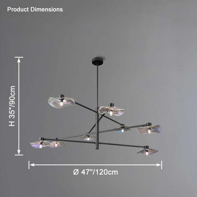 WOMO Lotus Leaf Arm Chandelier-WM2607 - Image 26