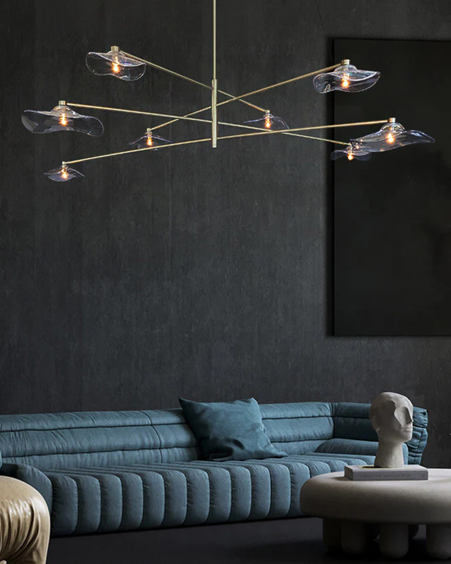 WOMO Lotus Leaf Arm Chandelier-WM2607 - Image 3