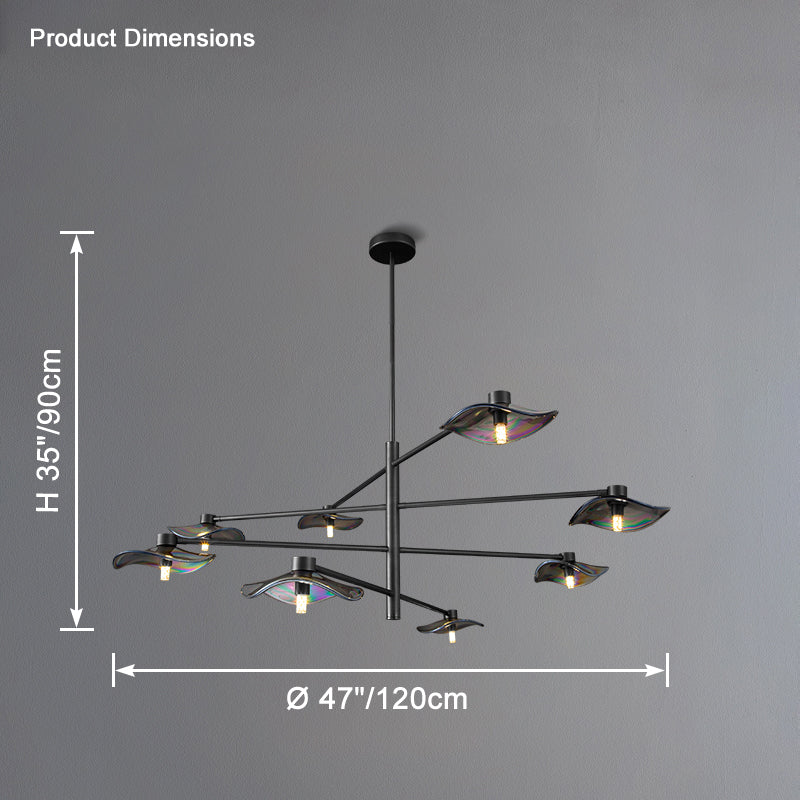 WOMO Lotus Leaf Arm Chandelier-WM2607 - Image 32