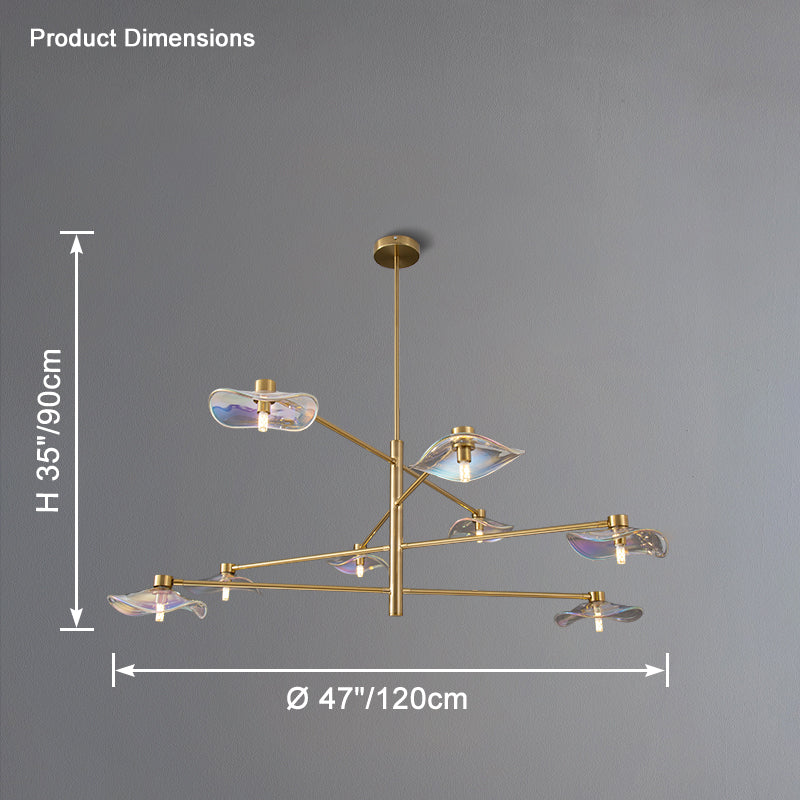 WOMO Lotus Leaf Arm Chandelier-WM2607 - Image 37