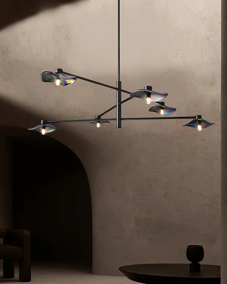 WOMO Lotus Leaf Arm Chandelier-WM2607 - Image 4