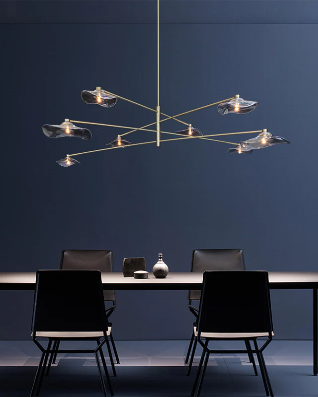 WOMO Lotus Leaf Arm Chandelier-WM2607 - Image 6