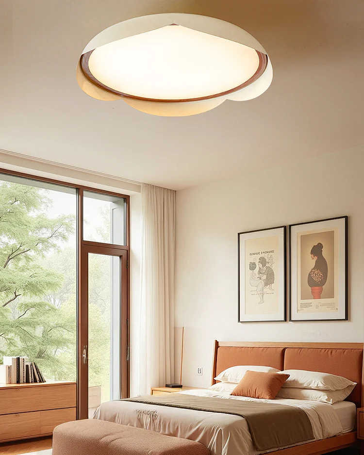 WOMO Lotus Round Flush Mount Ceiling Light-WM1211 - Image 2