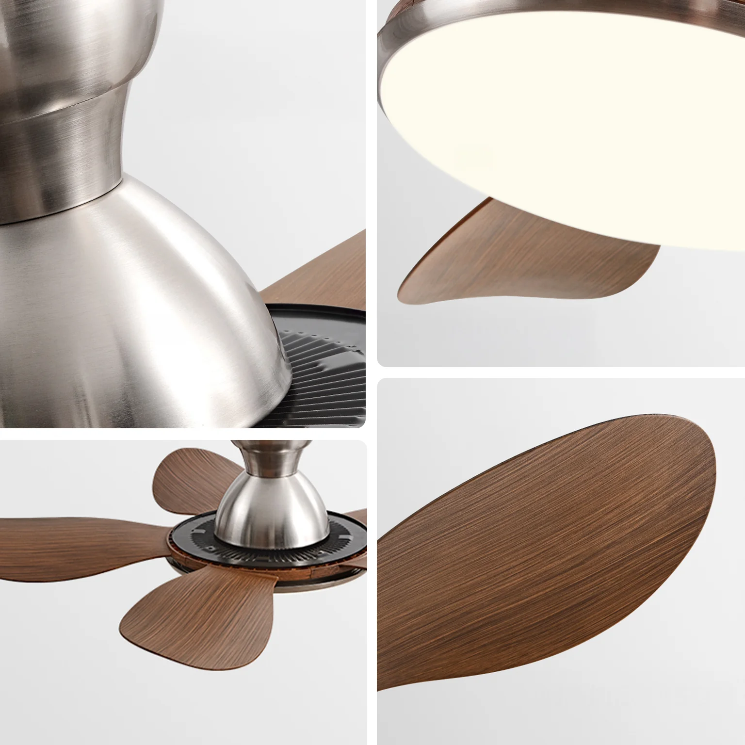 WOMO Low Profile Ceiling Fan with Bright Light - WM5155 - Image 10