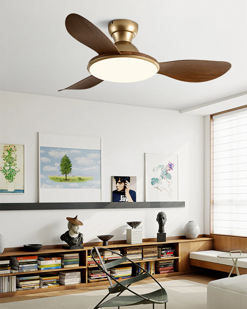 WOMO Low Profile Ceiling Fan with Bright Light - WM5155 - Image 14