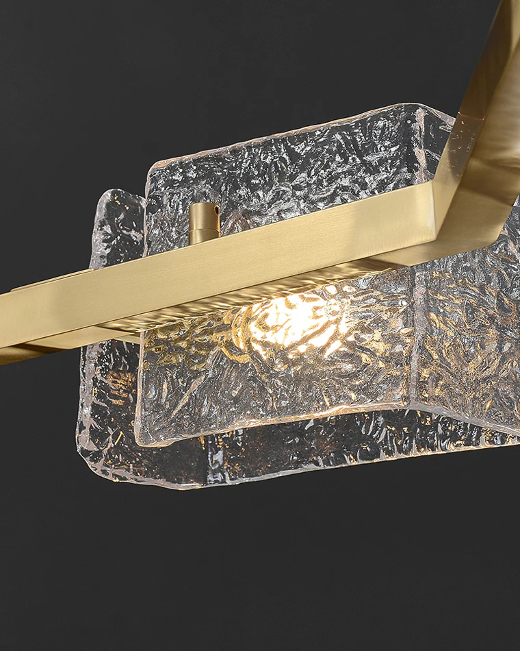 WOMO Textured Glass Round Chandelier-WM2174 - Image 12