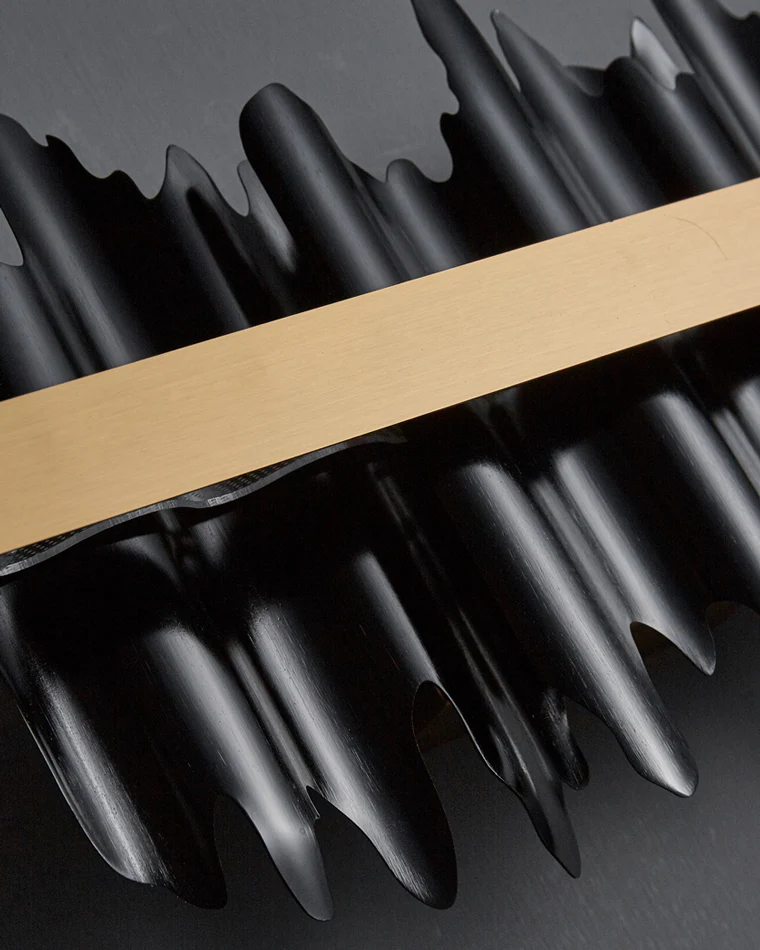 WOMO Iceberg Black Gold Linear Chandelier-WM2184 - Image 27