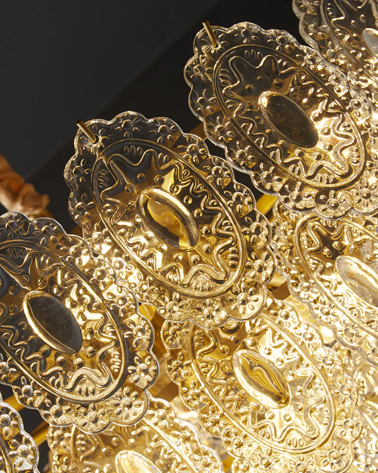 WOMO Tiered Textured Glass Chandelier-WM2208 - Image 20
