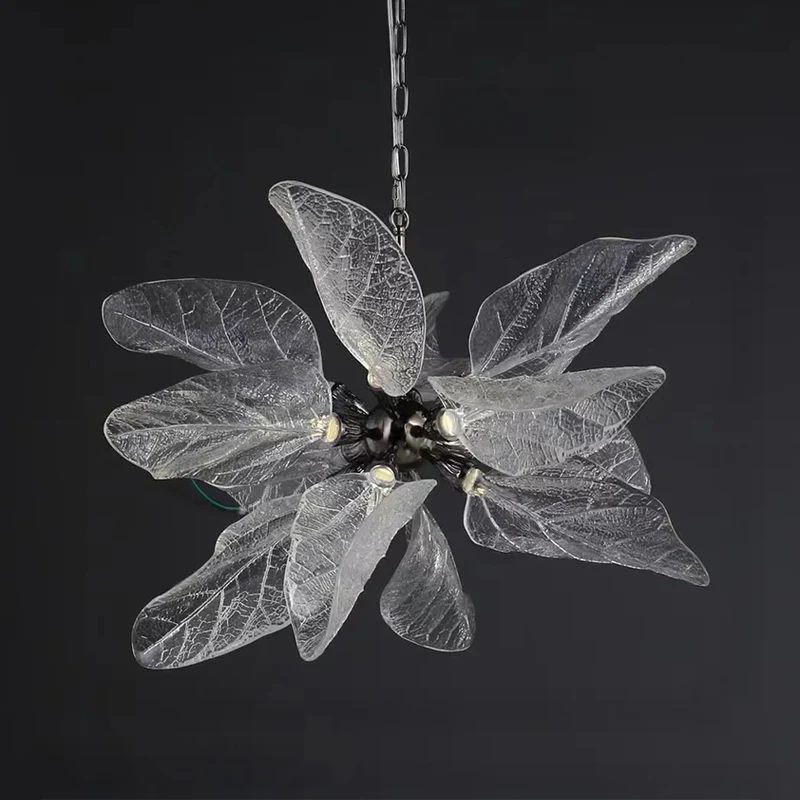 WOMO Luxury Crystal Leaf Chandelier-WM3010 - Image 13