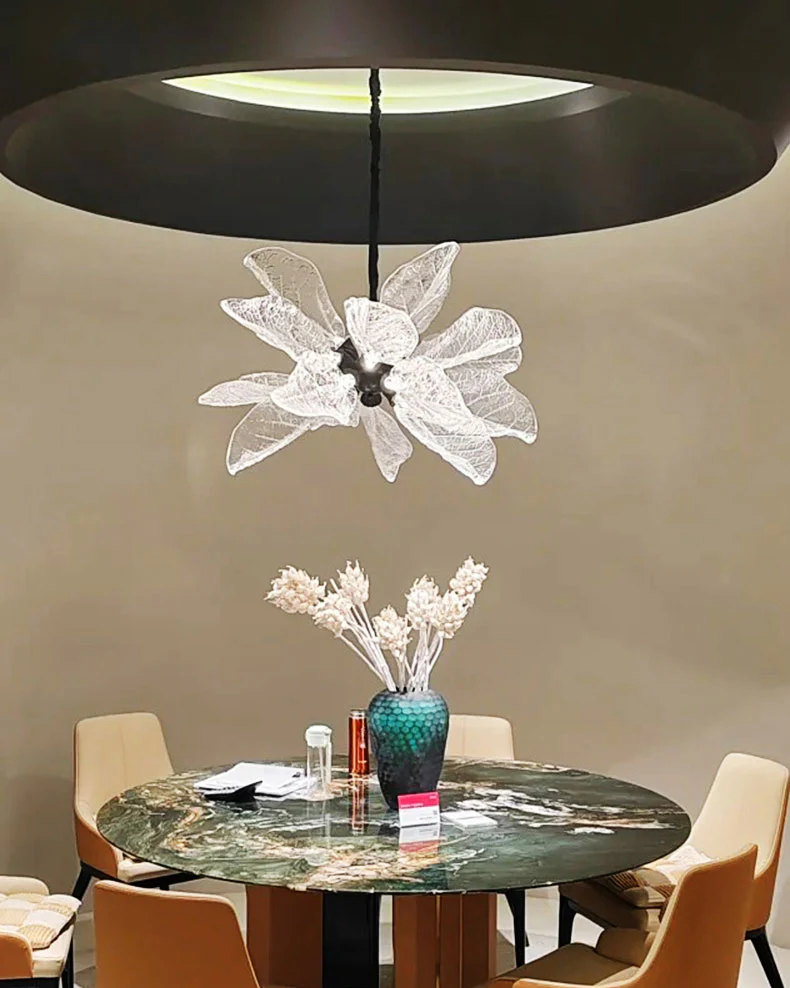 WOMO Luxury Crystal Leaf Chandelier-WM3010 - Image 3
