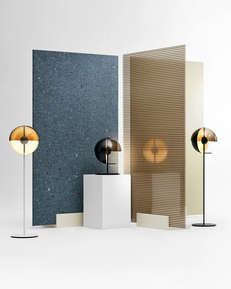 WOMO Half-spheres Floor Lamp-WM7030 - Image 6