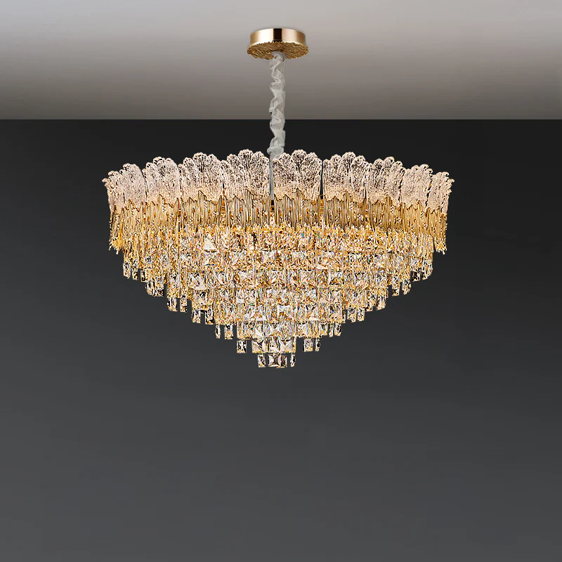 WOMO Luxury Round/Oval Crystal Chandelier-WM3031 - Image 10