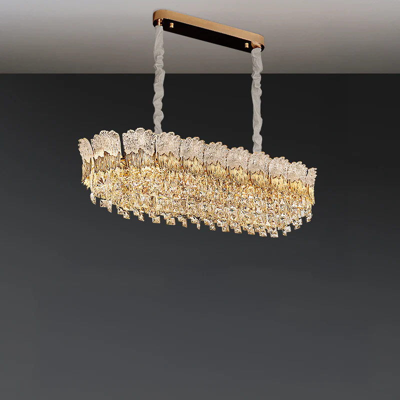 WOMO Luxury Round/Oval Crystal Chandelier-WM3031 - Image 11