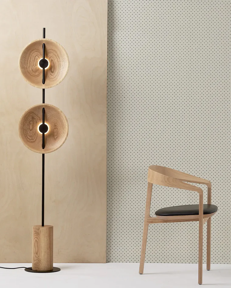 WOMO 2-bulb Marble Floor Lamp-WM7032 - Image 13
