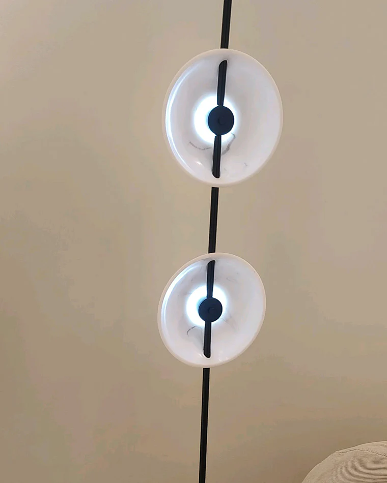 WOMO 2-bulb Marble Floor Lamp-WM7032 - Image 23