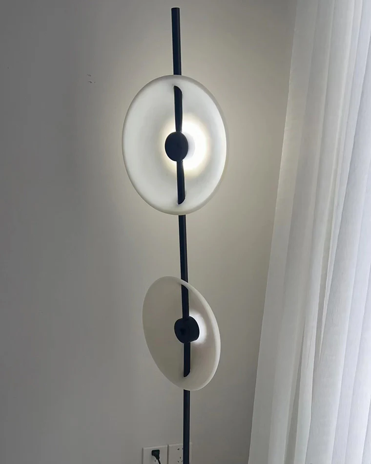 WOMO 2-bulb Marble Floor Lamp-WM7032 - Image 28