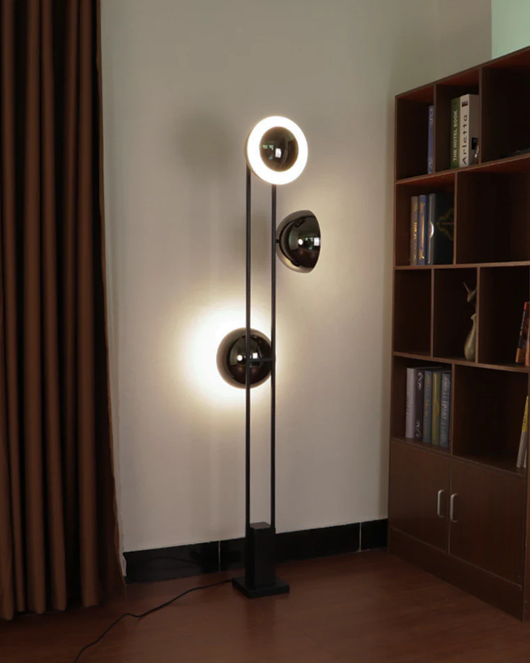 WOMO 3-light Eclipse Floor Lamp-WM7050 - Image 3