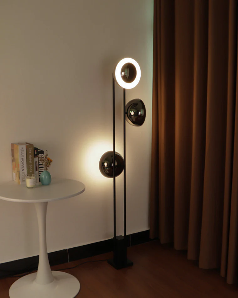 WOMO 3-light Eclipse Floor Lamp-WM7050 - Image 4