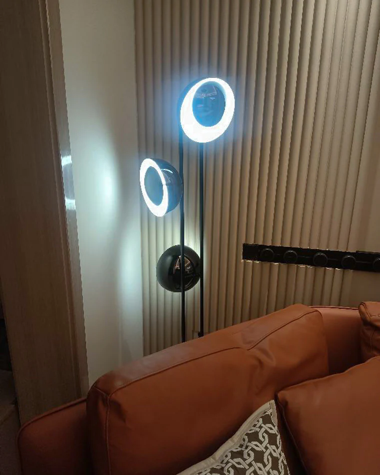WOMO 3-light Eclipse Floor Lamp-WM7050 - Image 9