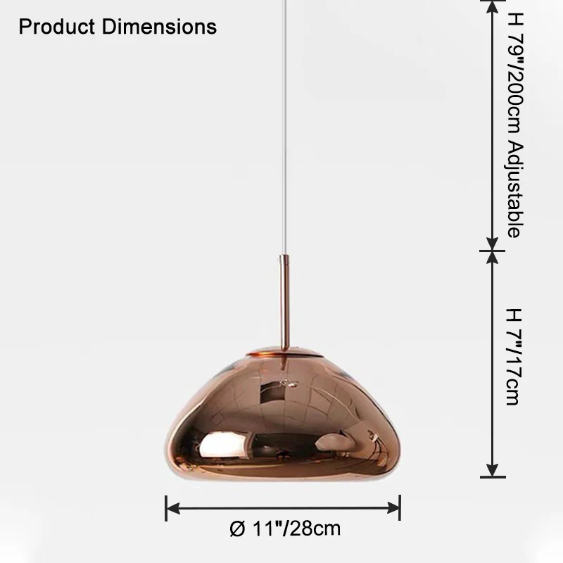 WOMO Melt Cone Pendant Light-WM2692 - Image 19