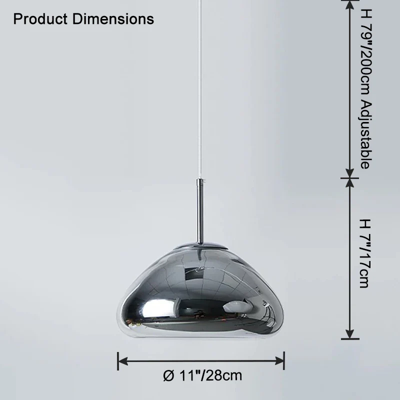 WOMO Melt Cone Pendant Light-WM2692 - Image 23