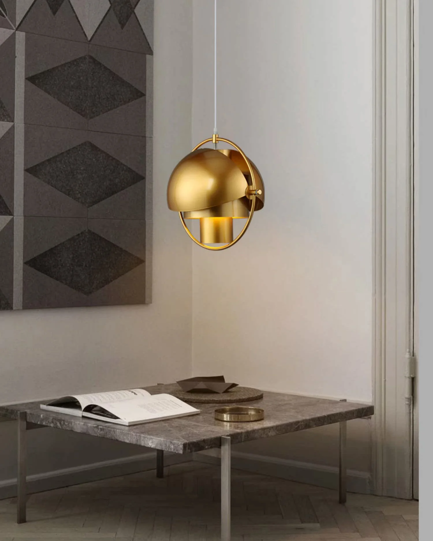 WOMO Adjustable Metal Globe Pendant Light-WM2564 - Image 13