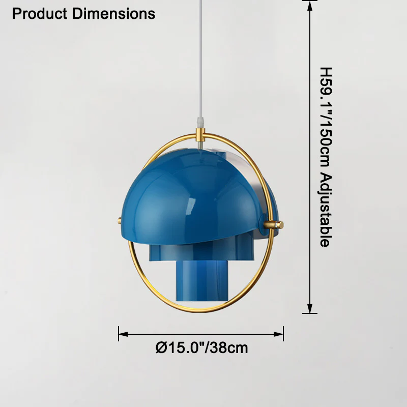 WOMO Adjustable Metal Globe Pendant Light-WM2564 - Image 24