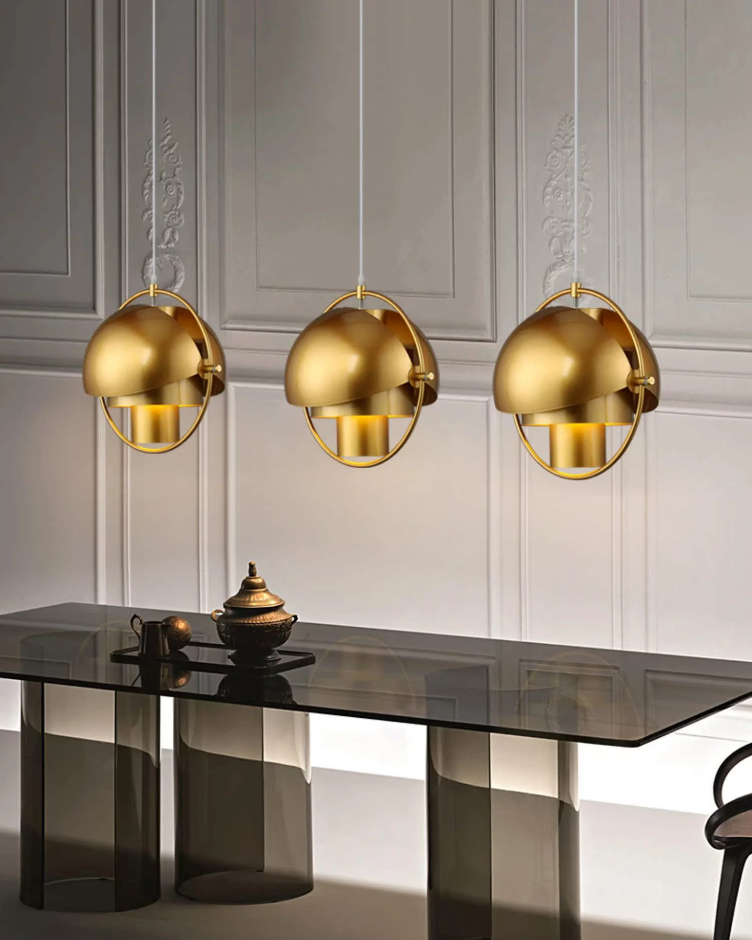 WOMO Adjustable Metal Globe Pendant Light-WM2564 - Image 7