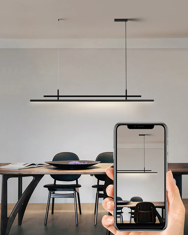 WOMO Linear Metal Chandelier -WM2780 - Image 4