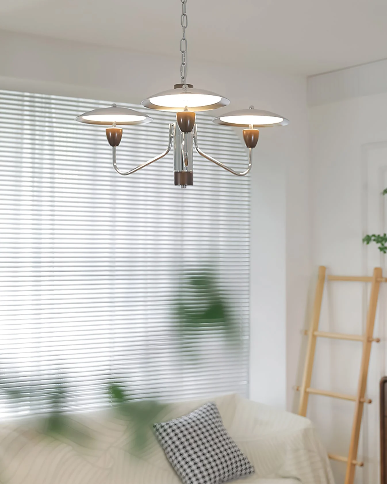 WOMO Mid Century Modern Arm Chandelier-WM2863 - Image 2