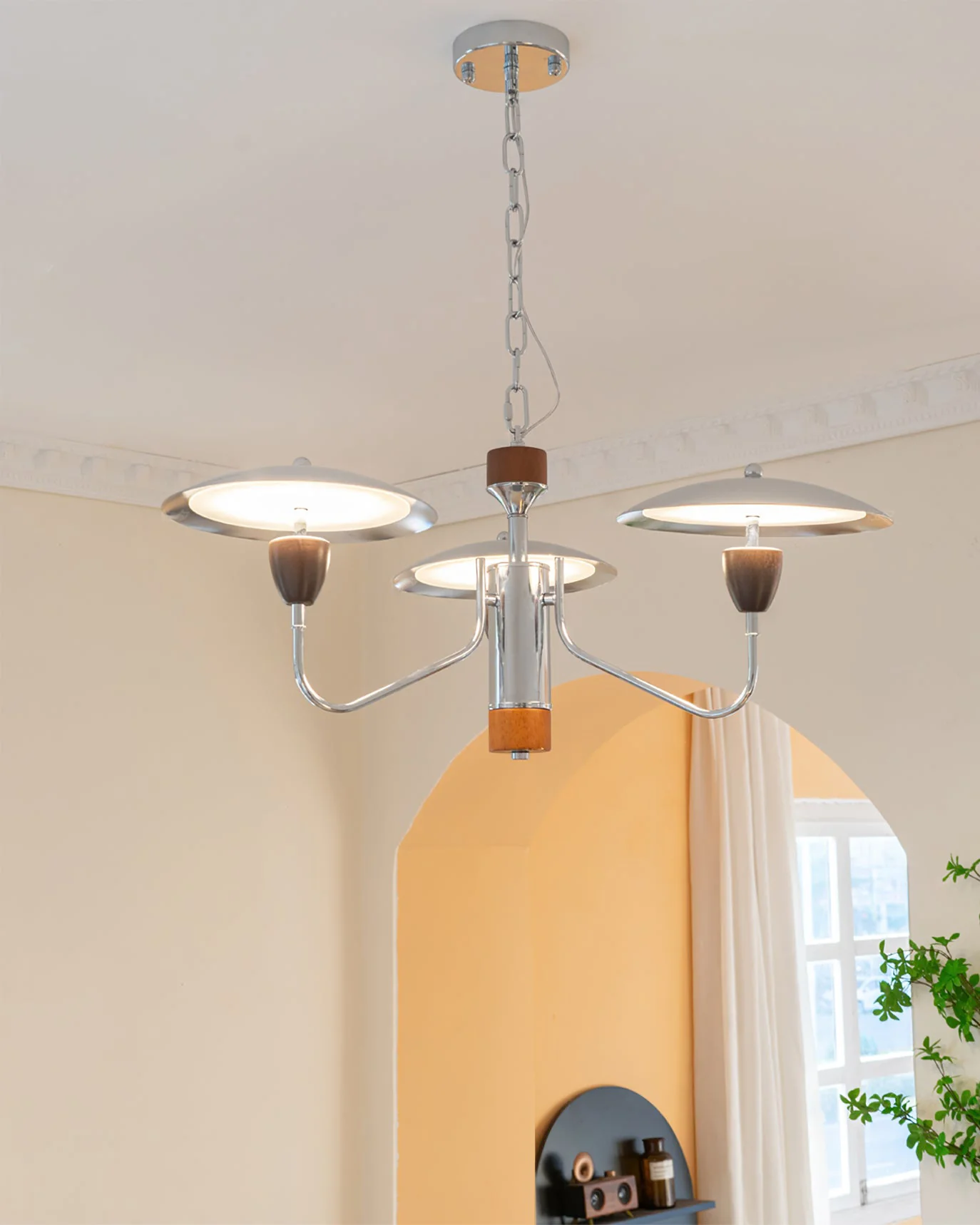 WOMO Mid Century Modern Arm Chandelier-WM2863 - Image 3