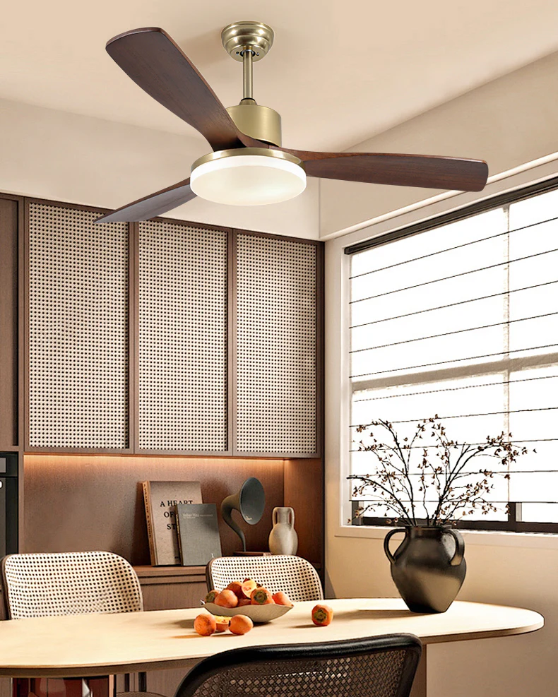 WOMO Mid Century Modern Ceiling Fan Lamp - WM5279 - Image 10