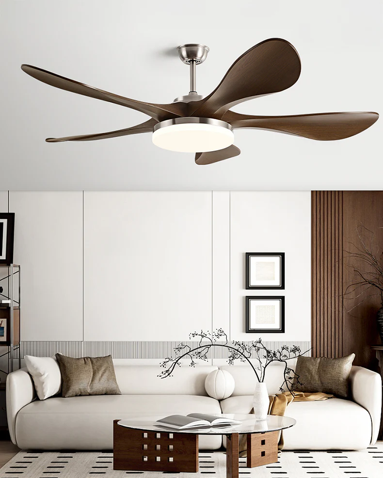 WOMO Mid Century Modern Ceiling Fan Lamp - WM5173 - Image 11
