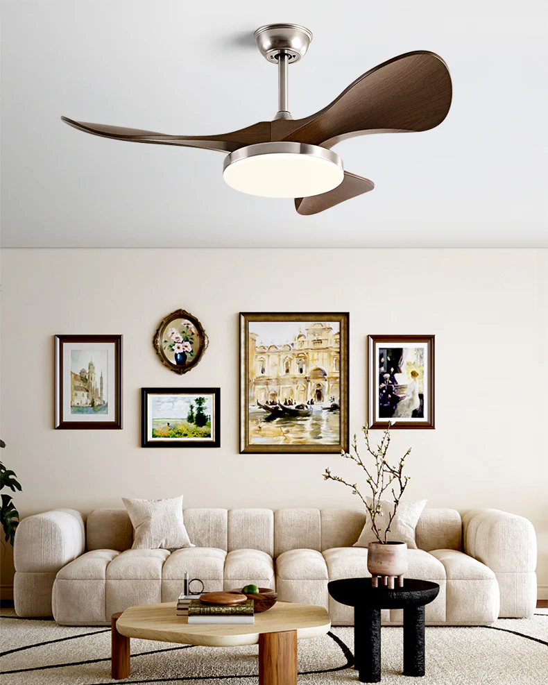 WOMO Mid Century Modern Ceiling Fan Lamp - WM5173 - Image 12