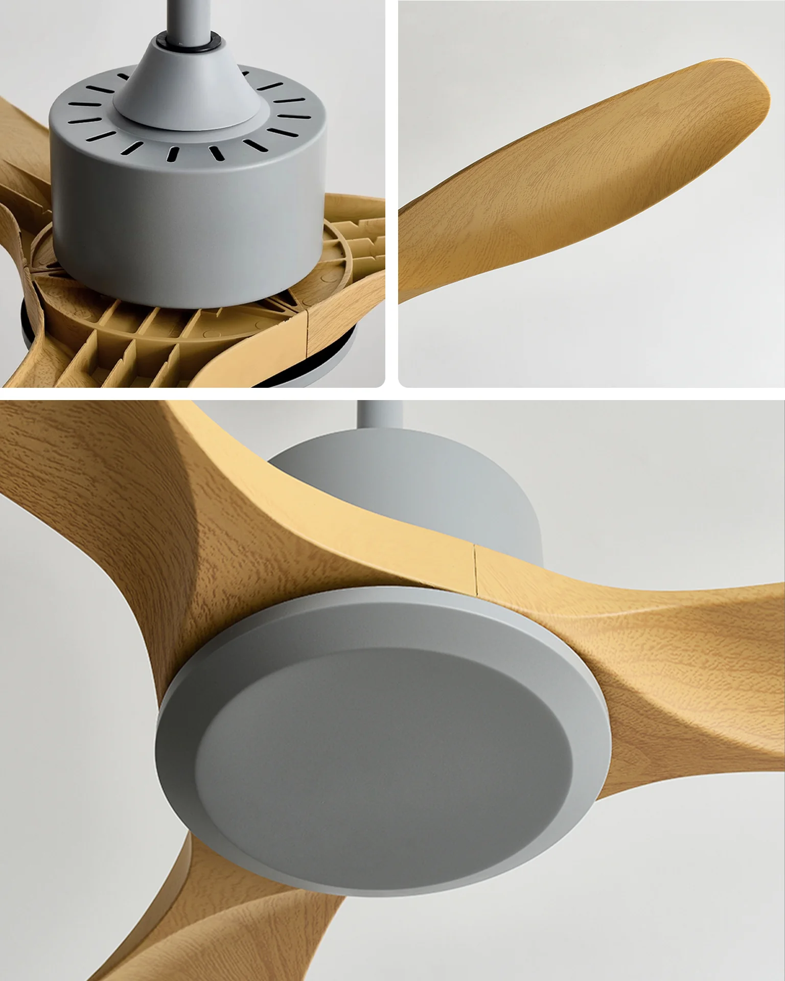 WOMO Modern 3 Blade Ceiling Fan - WM5243 - Image 9