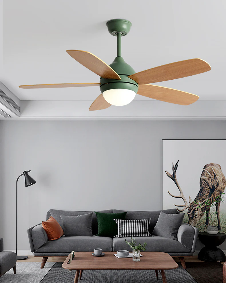WOMO Modern 5 Blade Ceiling Fan Lamp - WM5247 - Image 8