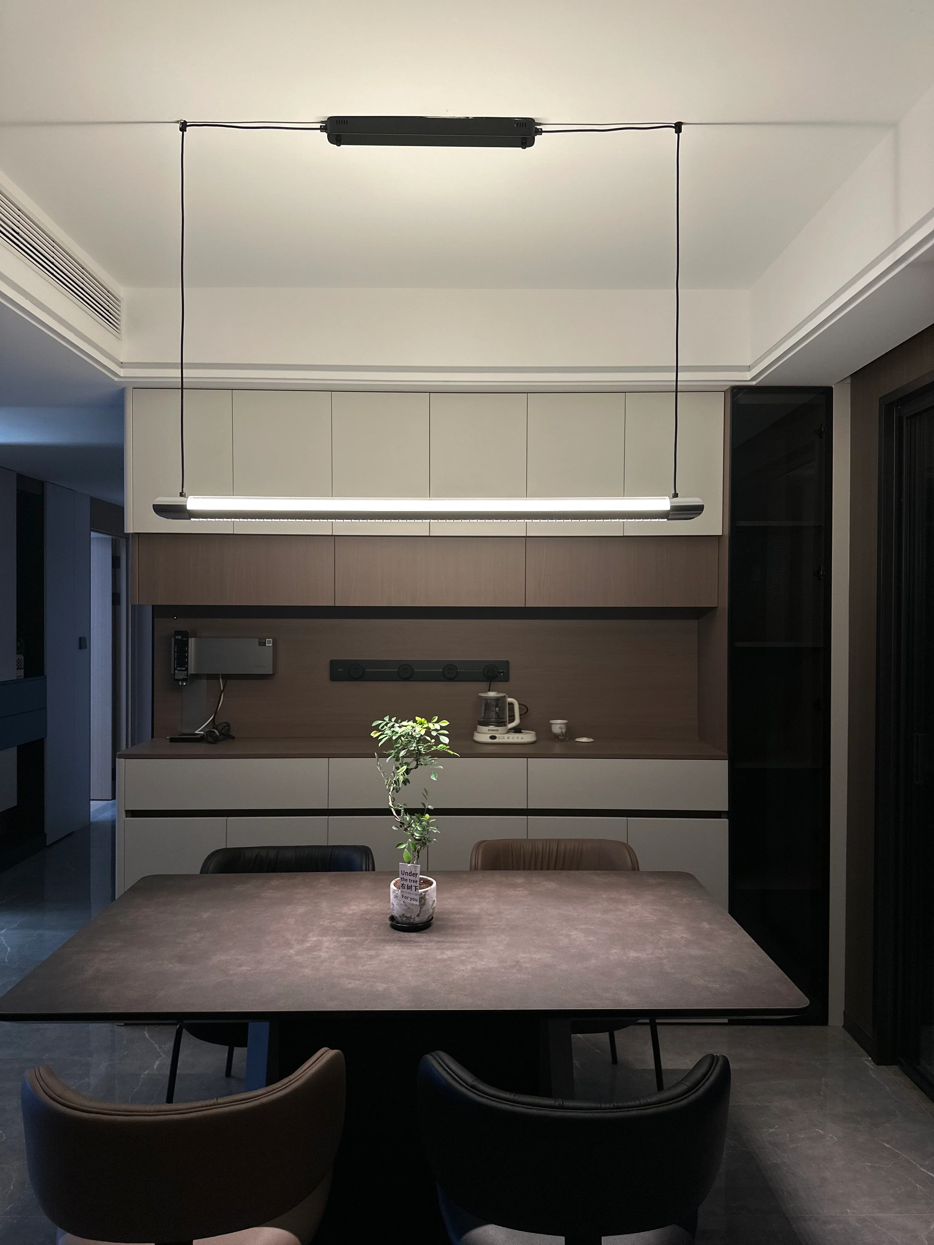 WOMO Black Linear Pendant Light - WM3225 - Image 11